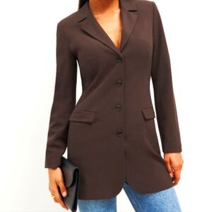 NWT Reformation Brown Blazer